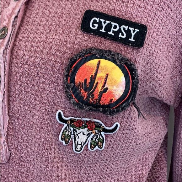 NWOT Vintage Havana Gypsy Waffle Long Sleeve - Picture 2 of 5